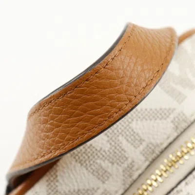 Pre-owned Michael Kors White Pvc Backpack ()