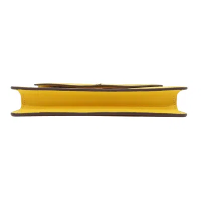 Pre-owned Michael Kors Yellow Leather Chain/shoulder Wallet ()
