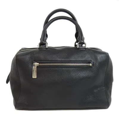 Pre-owned Michael Kors Michael  Black Leather Boston Bag Handbag Shoulder Bag ()