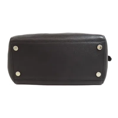 Pre-owned Michael Kors Michael  Black Leather Boston Bag Handbag Shoulder Bag ()