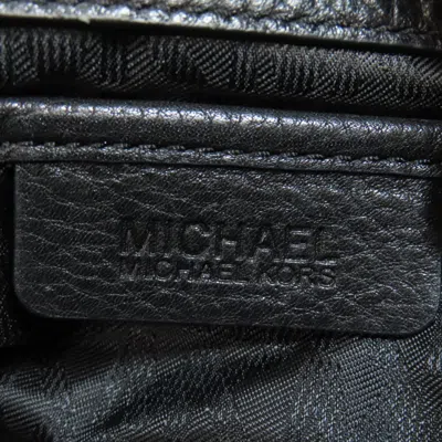 Pre-owned Michael Kors Michael  Black Leather Boston Bag Handbag Shoulder Bag ()
