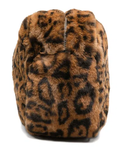 Ap Paris Jumbo Leopard Noor Pouch In Pattern
