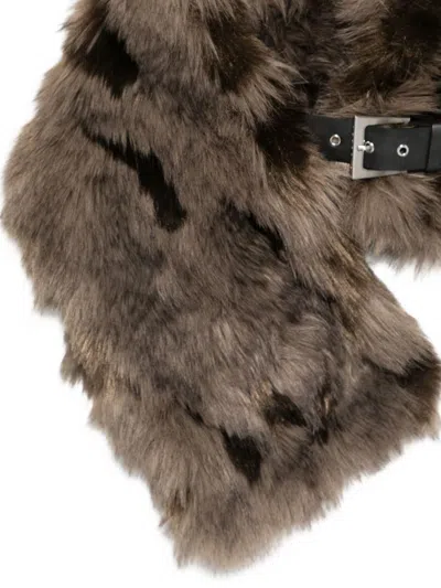 Ap Paris Rowen Scarf In Brown