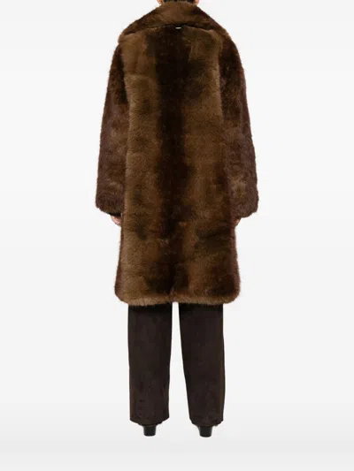 Ap Paris Steffi Coat In Brown