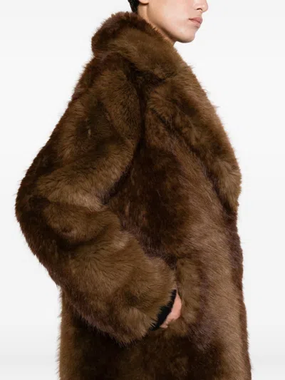 Ap Paris Steffi Coat In Brown