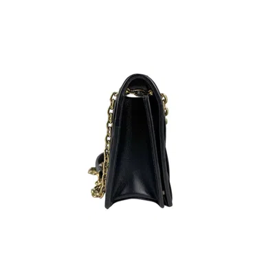 Pre-owned Miu Miu Black Leather Handbag Shoulder Bag ()