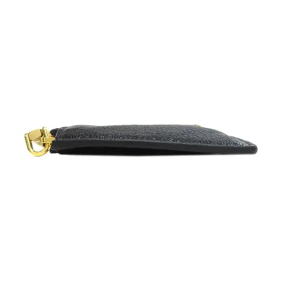 Pre-owned Miu Miu Black Leather Long Wallet (bi-fold) ()