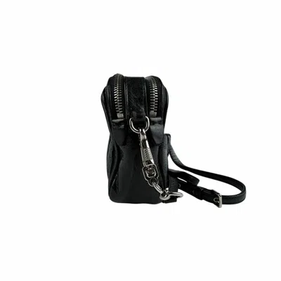 Pre-owned Miu Miu Black Leather Shoulder Bag ()