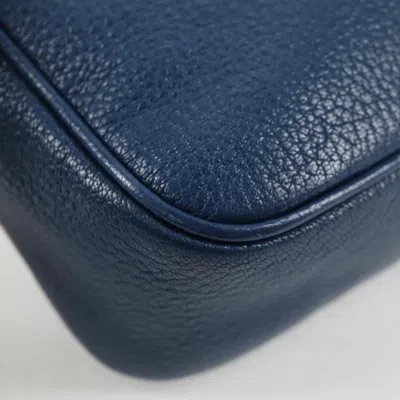 Pre-owned Miu Miu Blue Leather Shoulder Bag ()