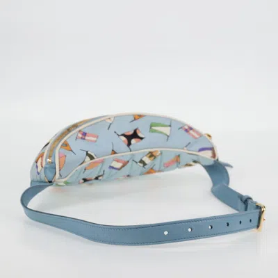 Pre-owned Miu Miu Blue Nylon Shoulder Bag ()