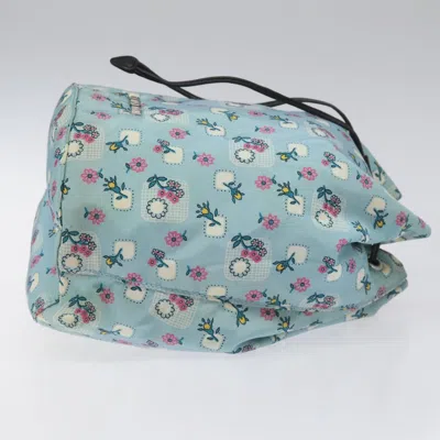 Pre-owned Miu Miu Flower Blue Synthetic Clutch Bag ()