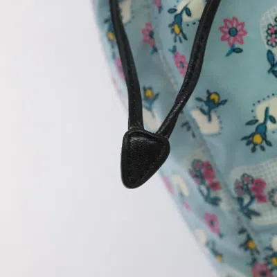Pre-owned Miu Miu Flower Blue Synthetic Clutch Bag ()