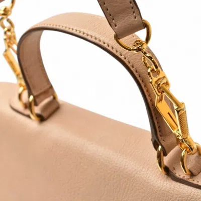 Pre-owned Miu Miu Brown Leather Handbag Shoulder Bag ()