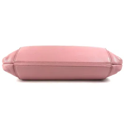 Pre-owned Miu Miu Pink Leather Handbag Shoulder Bag Tote Bag ()