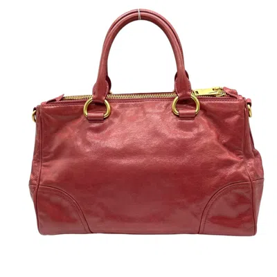 Pre-owned Miu Miu Pink Leather Handbag Tote Bag ()