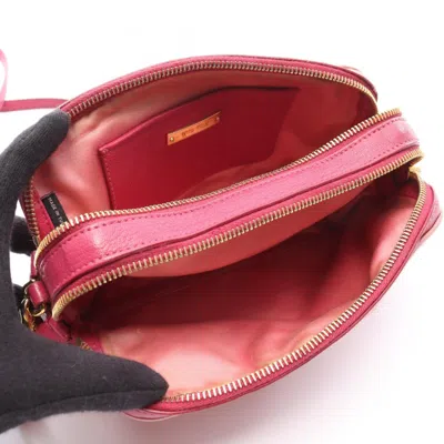 Pre-owned Miu Miu Pink Leather Shoulder Bag ()
