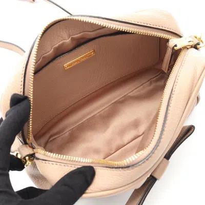 Pre-owned Miu Miu Pink Madras Shoulder Bag ()