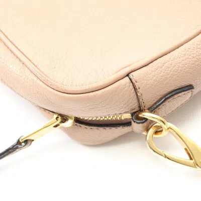 Pre-owned Miu Miu Pink Madras Shoulder Bag ()