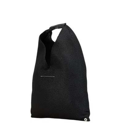 Pre-owned Mm6 Maison Margiela Black Mesh Handbag Tote Bag ()