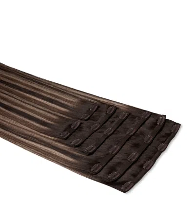 Beauty Works X Huda Barely There Clip-in Hair Extensions Set In Brown