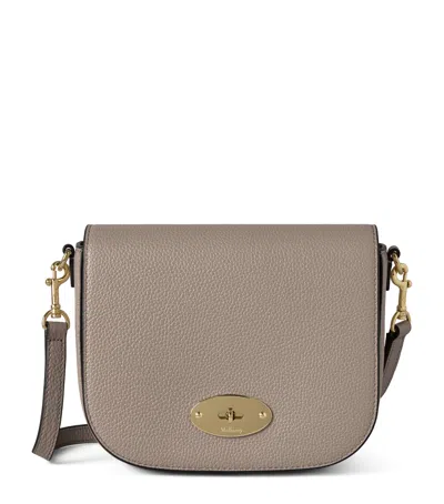 Mulberry Small Darley Leather Crossbody Bag In Gray
