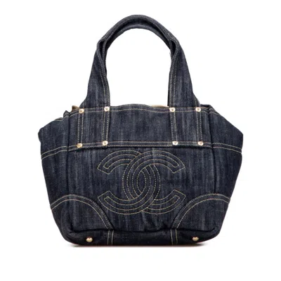 Pre-owned Chanel Blue Blue Handbag () In Multi