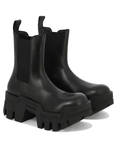 Balenciaga Bulldozer 40 Leather Chelsea Boots In Multi