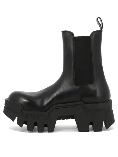 Balenciaga Bulldozer 40 Leather Chelsea Boots In Multi