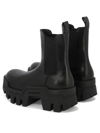 Balenciaga Bulldozer 40 Leather Chelsea Boots In Multi