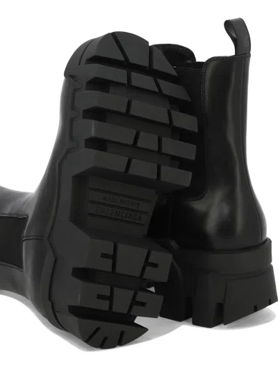 Balenciaga Bulldozer 40 Leather Chelsea Boots In Multi