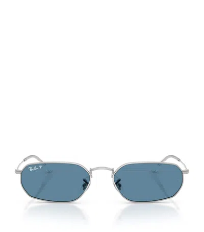 Ray Ban Rb3947 Chromance Metal Irregular Sunglasses In Multi