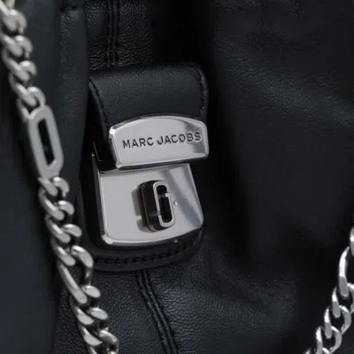 Marc Jacobs Leather Shoulder Bag With Chain And Straps In Black