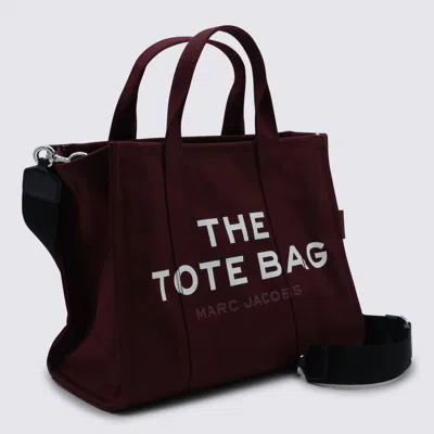 Marc Jacobs The Canvas Medium Tote Shopping Bag In Burgundy