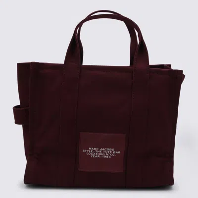 Marc Jacobs The Canvas Medium Tote Shopping Bag In Burgundy