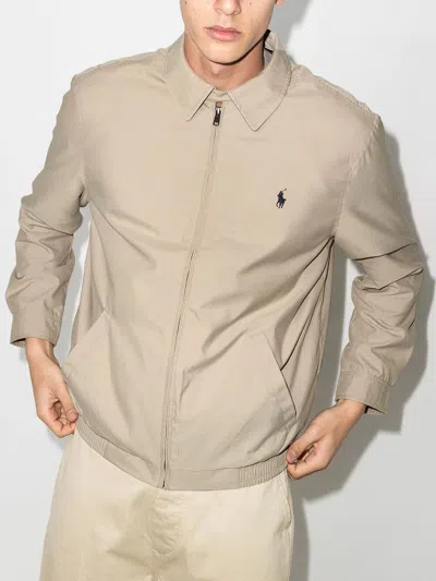 Polo Ralph Lauren Cotton Bi-swing Jacket In Neutral