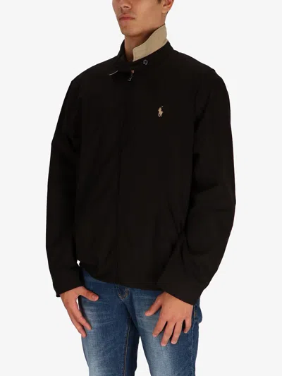 Polo Ralph Lauren Bi-swing Lightweight Zipped Jacket Clothing In Black