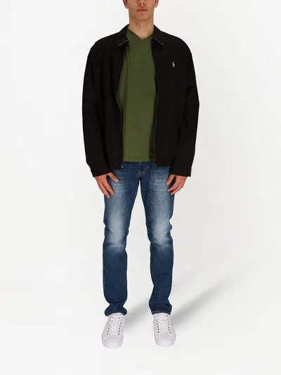 Polo Ralph Lauren Bi-swing Lightweight Zipped Jacket Clothing In Black