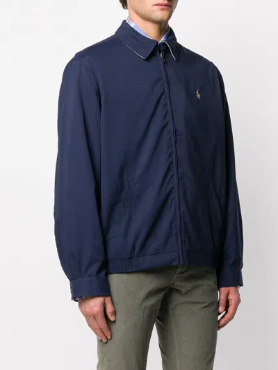 Polo Ralph Lauren Bi-swing Lightweight Zipped Jacket Clothing In Blue