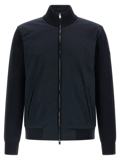 Hugo Boss C-ibaio Zipped Jacket In Blue
