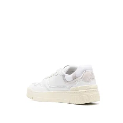 Autry White Leather Low Top Sneakers In White