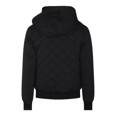 Mackage Quilted Hooded Jacket In Black