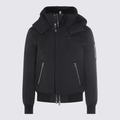 Mackage Quilted Hooded Jacket In Black