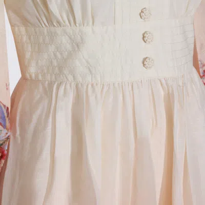 Zimmermann Awaken Plunge Maxi Dress Women In White