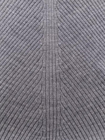 Hugo Boss Foliora Virgin Wool Turtleneck In Gray