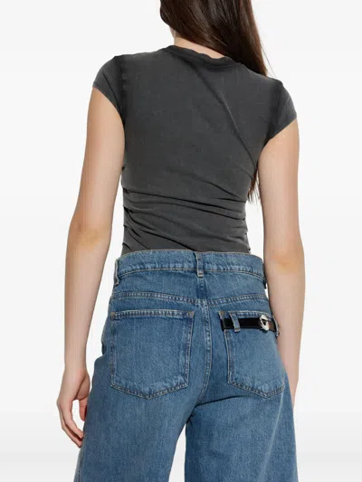 Avavav Baby T Shirt Cut Av Logo In Black