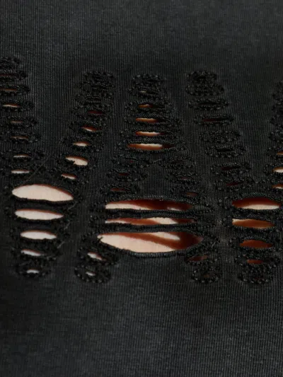 Avavav Baby T Shirt Cut Av Logo In Black