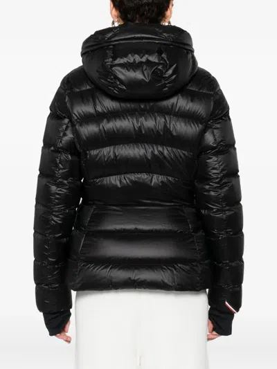 Moncler Grenoble Armoniques Button-up Down Jacket In Black