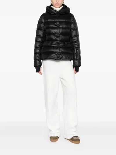 Moncler Grenoble Armoniques Button-up Down Jacket In Black