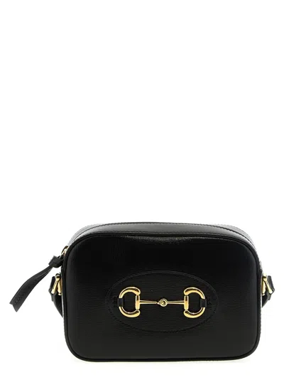 Gucci Horsebit 1955 Crossbody Bags Black In Black