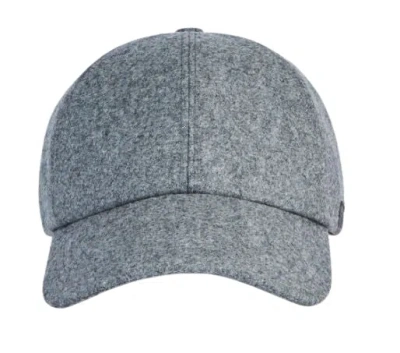Fay Wool Curved-peak Hat In Gray